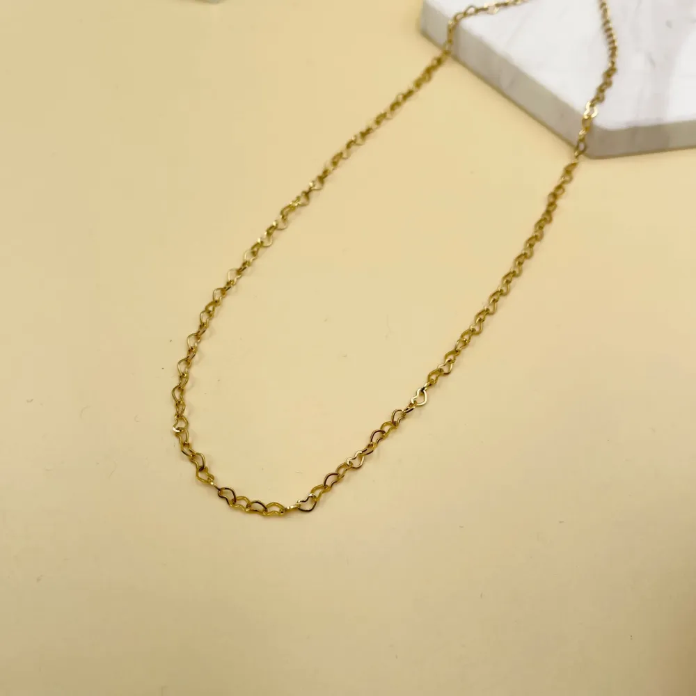 Catena Cuore 60cm-Collana Lunga in Acciaio - CAL-413-2054