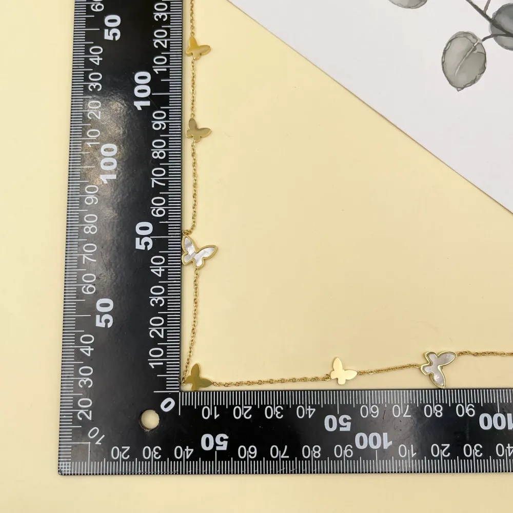 Farfalla-Collana Lunga in Acciaio - CAL-413-2080