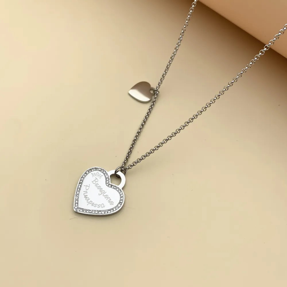 CAL413-866-Buongiorno -Collana Lunga in Acciaio - CAL413-866-Buongiorno -Collana Lunga in Acciaio