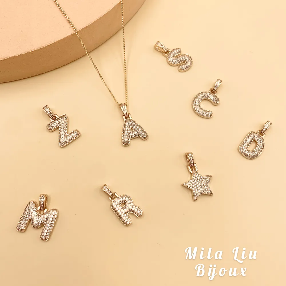 CIO7538-Iniziale Zirconia - Ciondolo - CIO7538-Iniziale Zirconia - Ciondolo