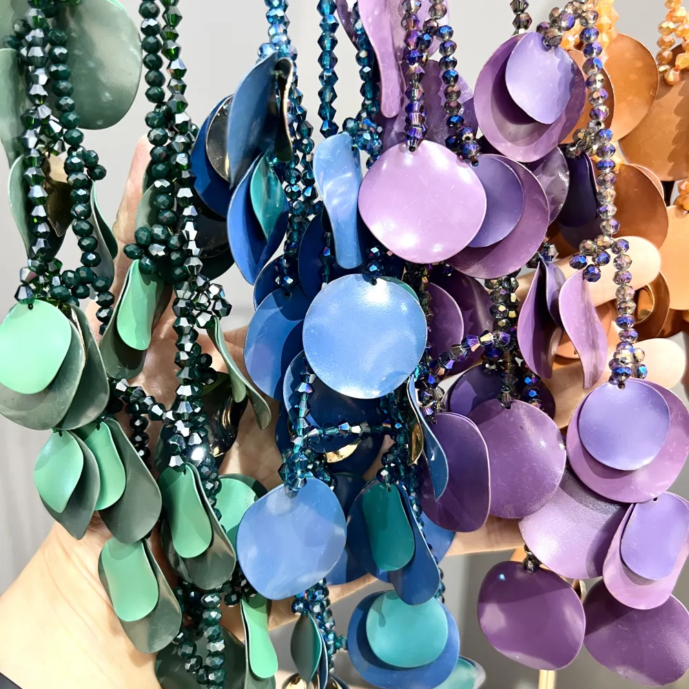 Petali Doppio-Collana Corta Moda - CMC-732-148