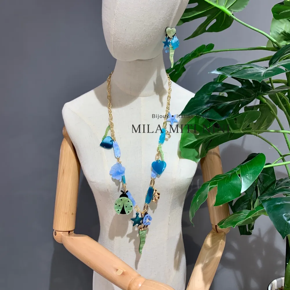 Fortuna Cornino -Collana Lunga in Resina - CML-13209S