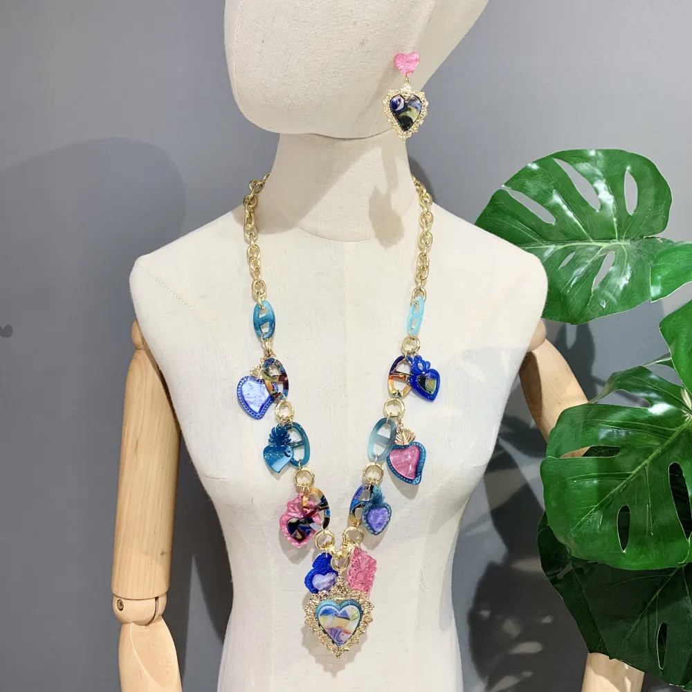 Sacro Cuore-Collana Lunga Moda - CML-13369PE