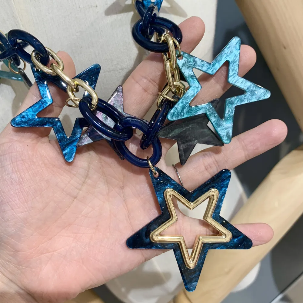 Stella-Collana Lunga in Resina - CML-14013-A