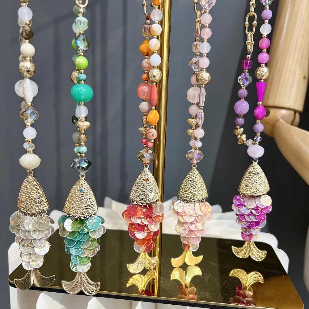 Pesce-Collana Lunga Moda - CML-732-259