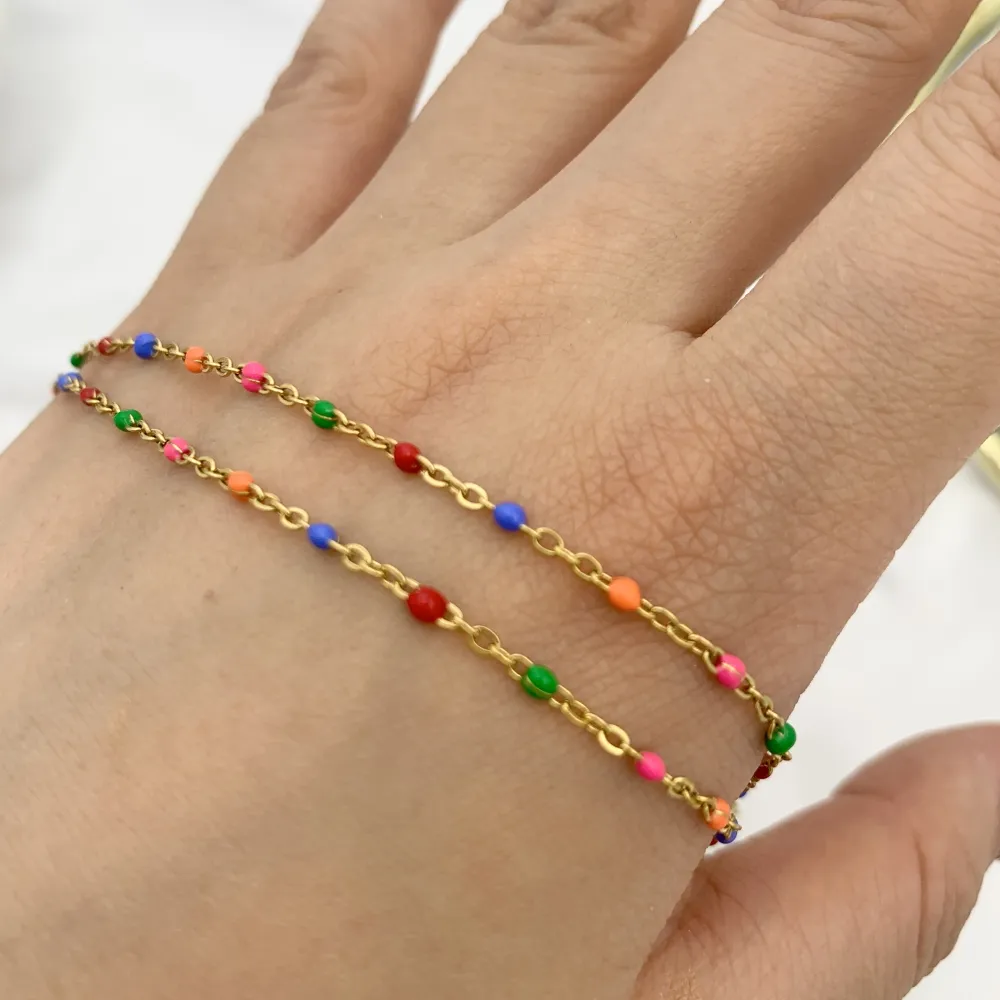 Cornino con Quadrifoglio-24pz Collane in Acciaio - CPA-103-AA3967N 24