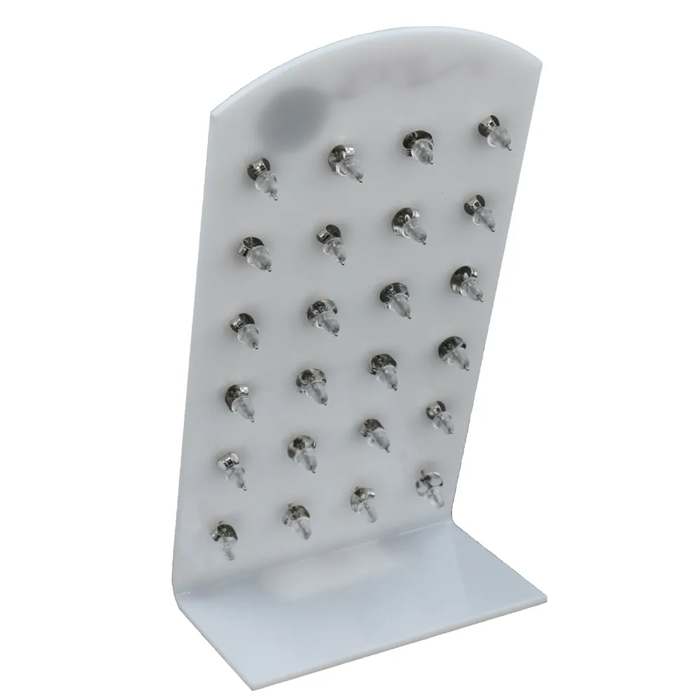 Orecchini  lobo in acciaio (Conf. da 12 paia) - Cuore Smaltato - Orecchini Acciaio (Conf. da 12 paia)