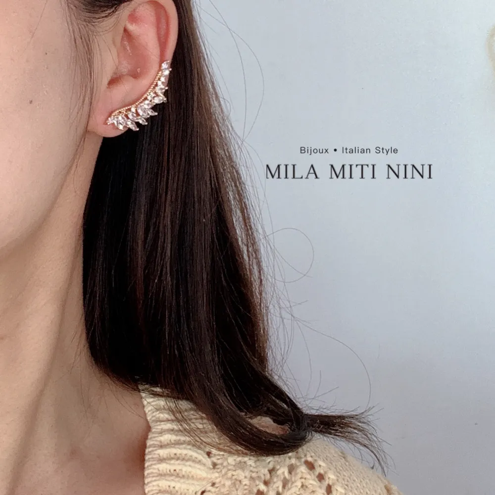 Fantasia-Earcuff con Zirconia - EAK-109-39