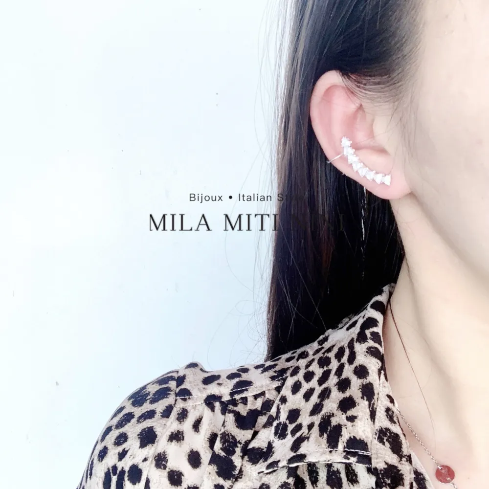 Triangolo-Earcuff con Zirconia - EAK-159-21670