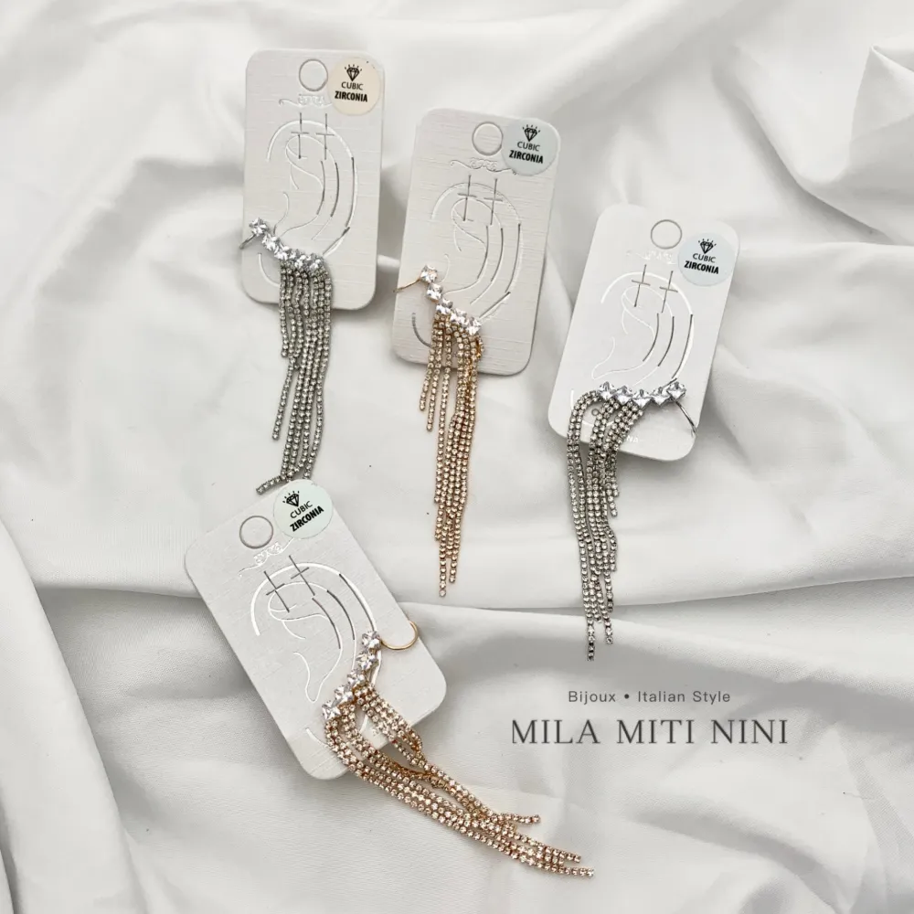 Strass-Earcuff con Zirconia - EAK-159-22008