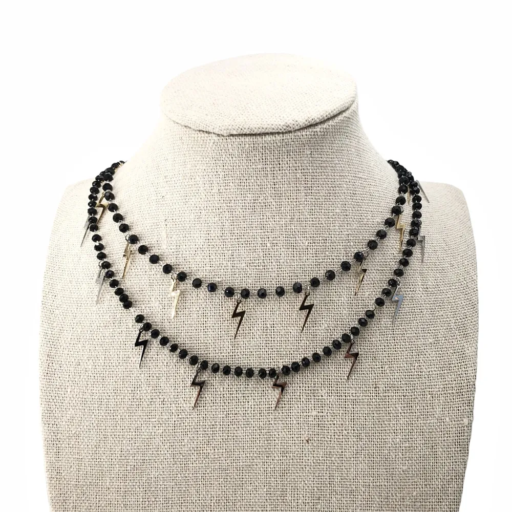 Fulmine Rosario 3113 - Collana Corta in Acciaio - Fulmine Rosario 3113 - Collana Corta in Acciaio