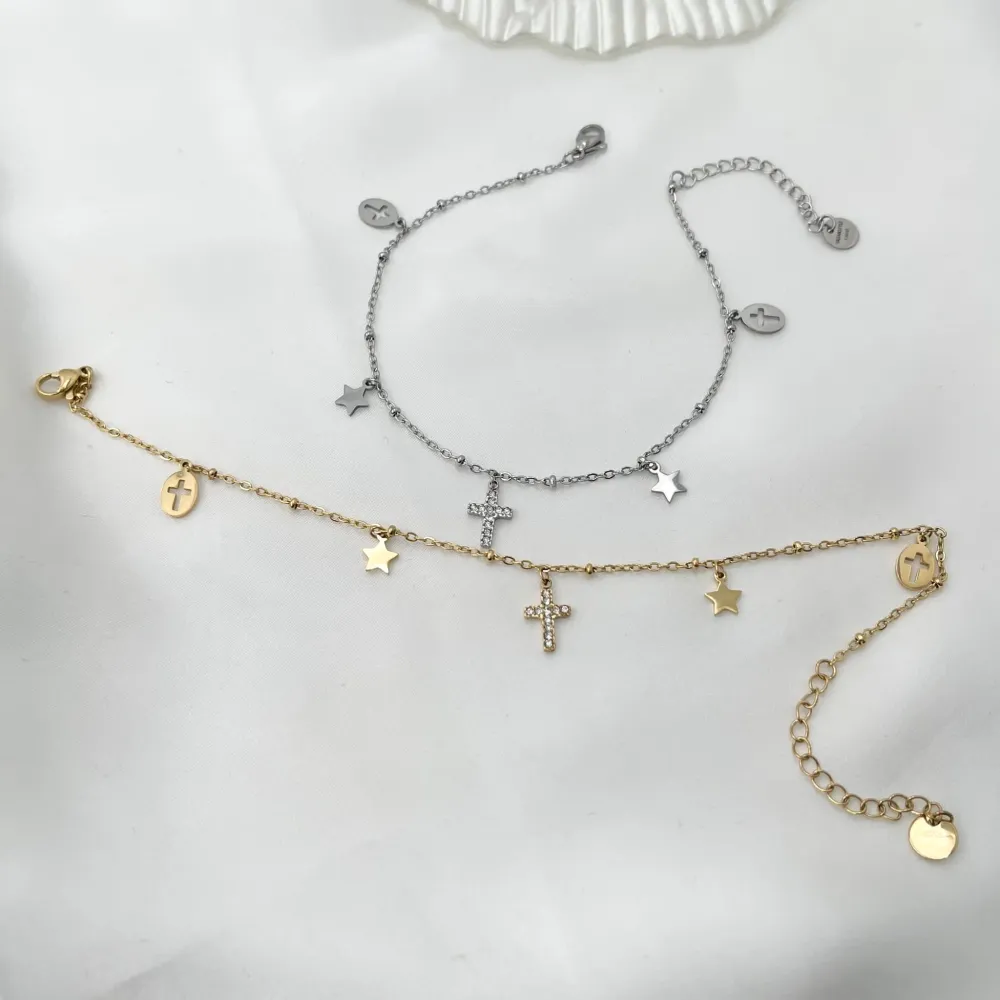 Croce-Cavigliere in Acciaio - KAV-103-AA1117B