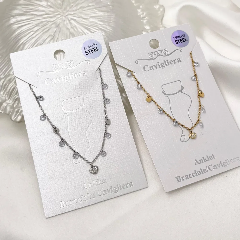 Cuorecini e Zirconi-Cavigliera in Acciaio - KAV-103-AA1285B