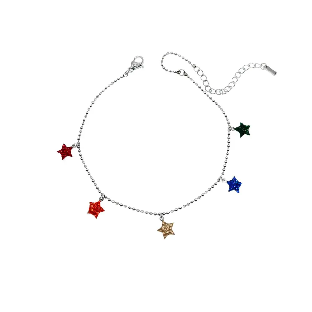 KAV7722-Stella Strass-Cavigliere in Acciaio - KAV-413-189 S