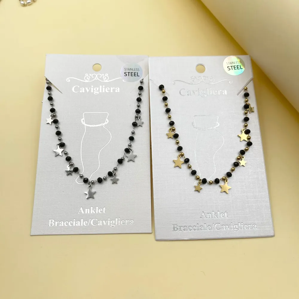 Stella Perline-Cavigliera in Acciaio - KAV-413-253