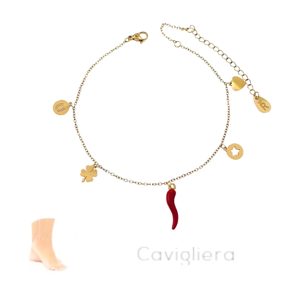 Cornino Fortuna -Cavigliere in Acciaio - KAV-413-291