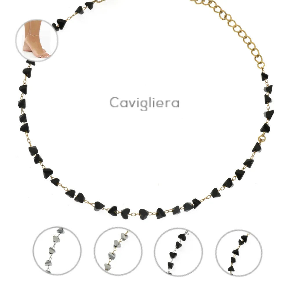 KAV-Triangolo 5255-Cavigliere in Acciaio - KAV-413-RT44