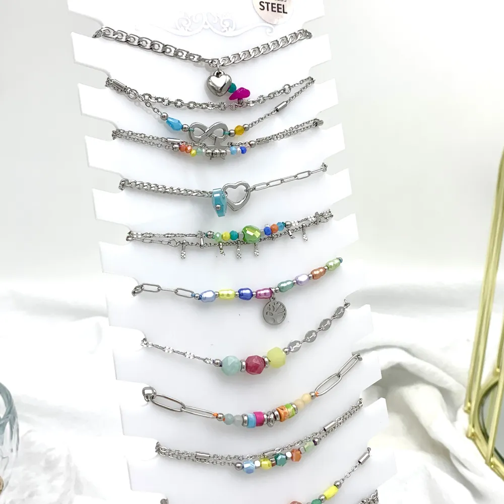 Mix Catene-12Pz Cavigliere in Acciaio - KPA-732-21