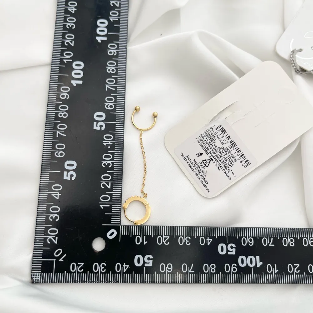 Cerchio Con Zirconi-Orecchini con Earcuff in Acciaio - OAP-103-AA1708E