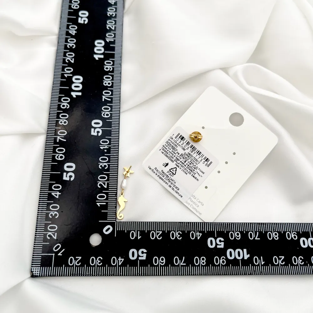 Stella Marina-Orecchini in Acciaio - OAP-103-AA1735E