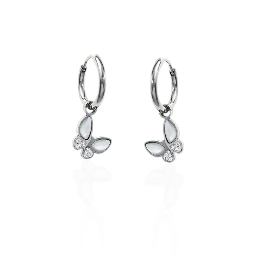 Farfalla-Orecchini in Acciaio - OAP-103-AA193E