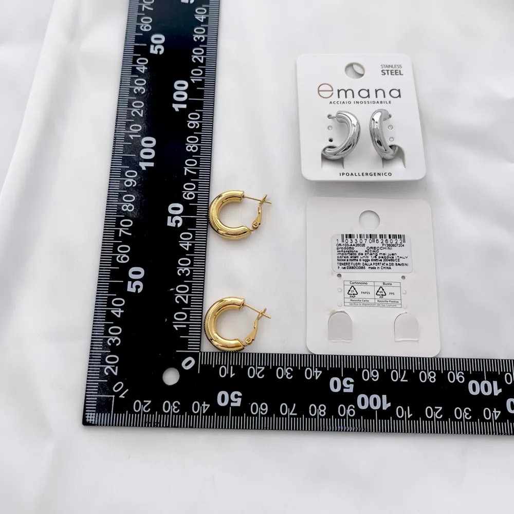 Cerchio-Orecchini in Acciaio - OAP-103-AA2602E