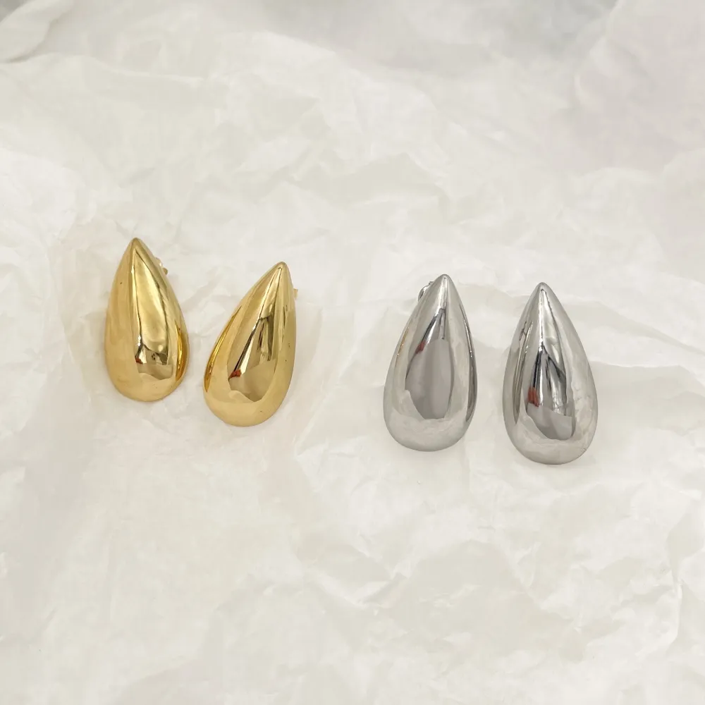 Goccia-Orecchini in Acciaio - OAP-103-AA4149E