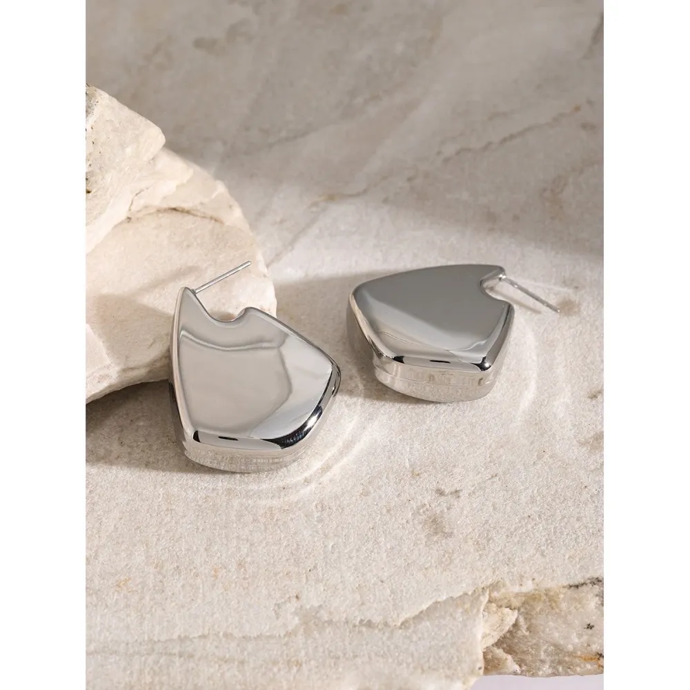 Orecchini Bombato-Orecchini in Acciaio - OAP-103-AA4307E