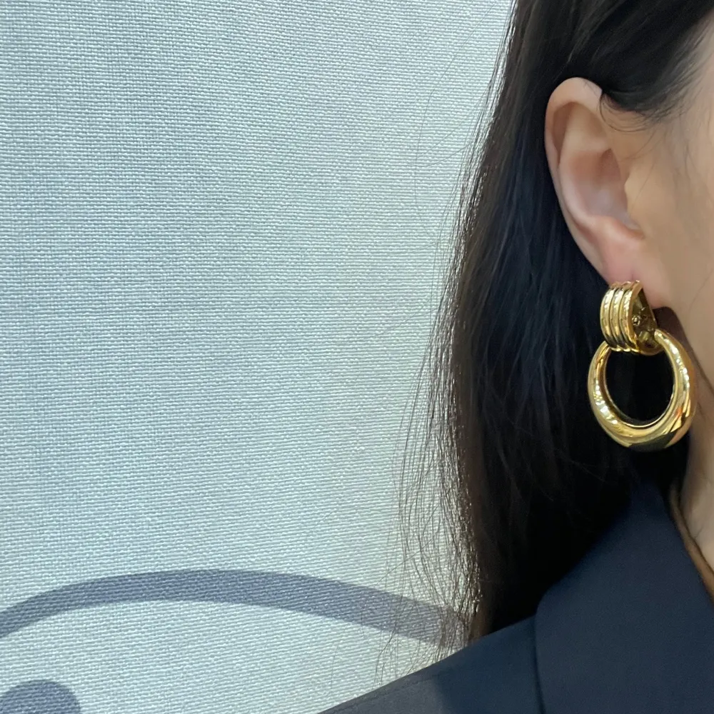 Pendente Cerchio -Orecchini in Acciaio - OAP-103-AA4650E