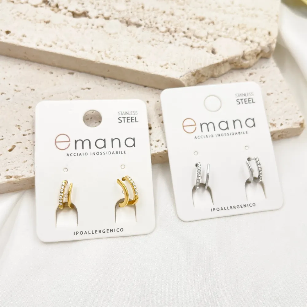 Cerchio -Orecchini in Acciaio - OAP-103-AA4702E