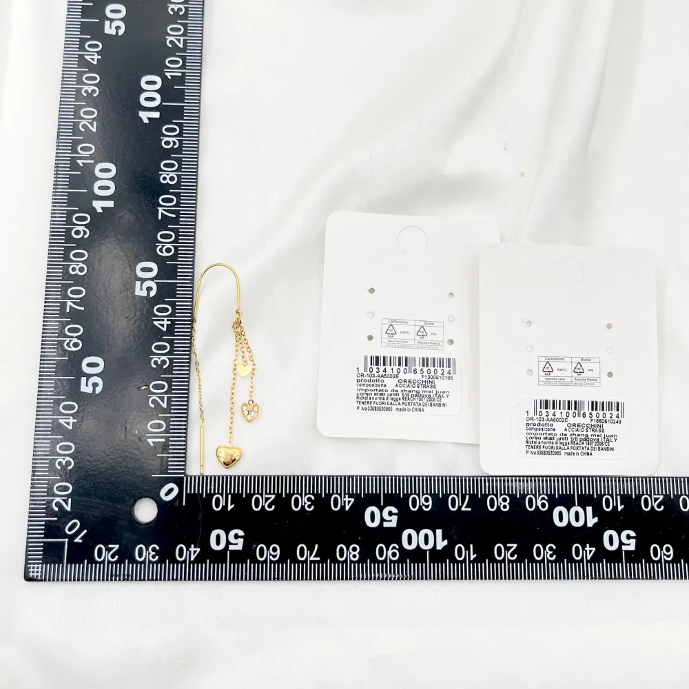 Cuore -Orecchini in Acciaio - OAP-103-AA5002E