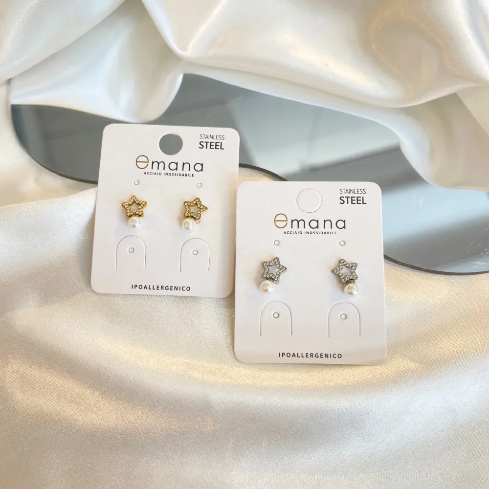 Stella Perla -Orecchini in Acciaio - OAP-103-AA5039E