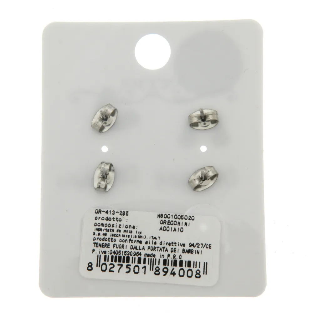 Arcobaleno Dream 3268 - Orecchini Bis a lobo in Acciaio - OAP3268-Arcobaleno Dream- Orecchini Bis a lobo in Acciaio