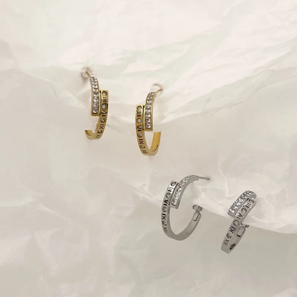 Cerchio-Orecchini in Acciaio - OAP-413-1386