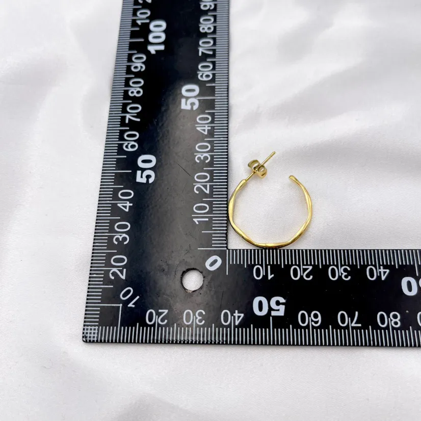 25mm -Orecchini a Cerchio in Acciaio - OAP413-789