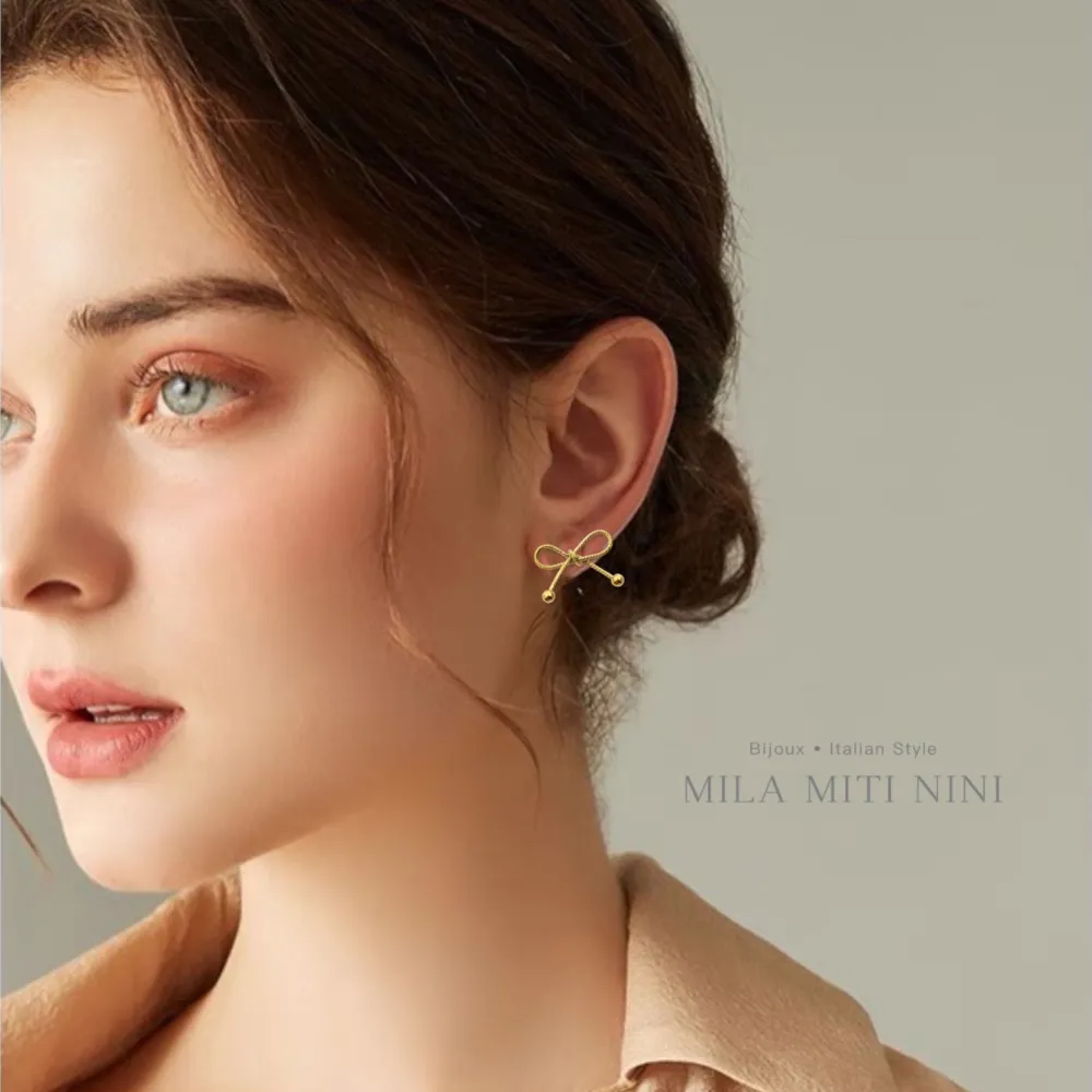 Fiocco-Orecchini in Acciaio - OAP413-862