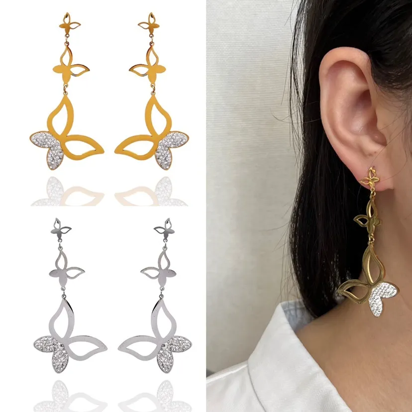 Farfalla -Orecchini in Acciaio - OAP-413-924