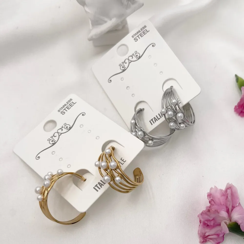 Cerchio-Orecchini in Acciaio - OAP-729-38