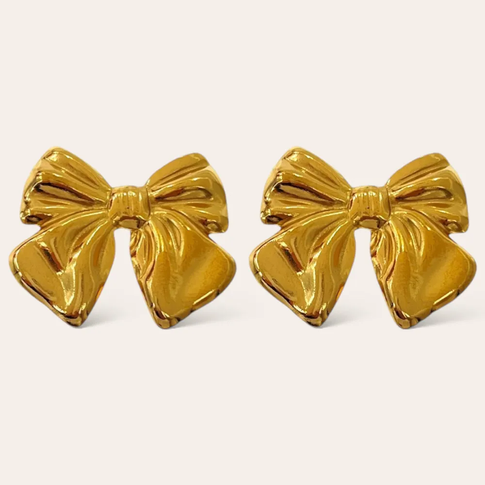 Fiocco -Orecchini in Acciaio - OAP-754-11