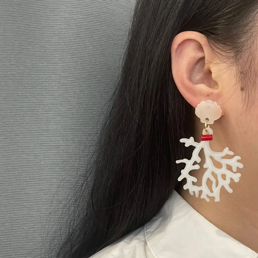 Forma Corallo-Orecchini Moda - OMM-10517