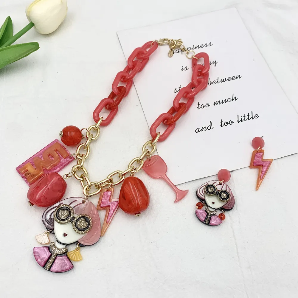 Donna-Orecchini Resina - OMM-15636