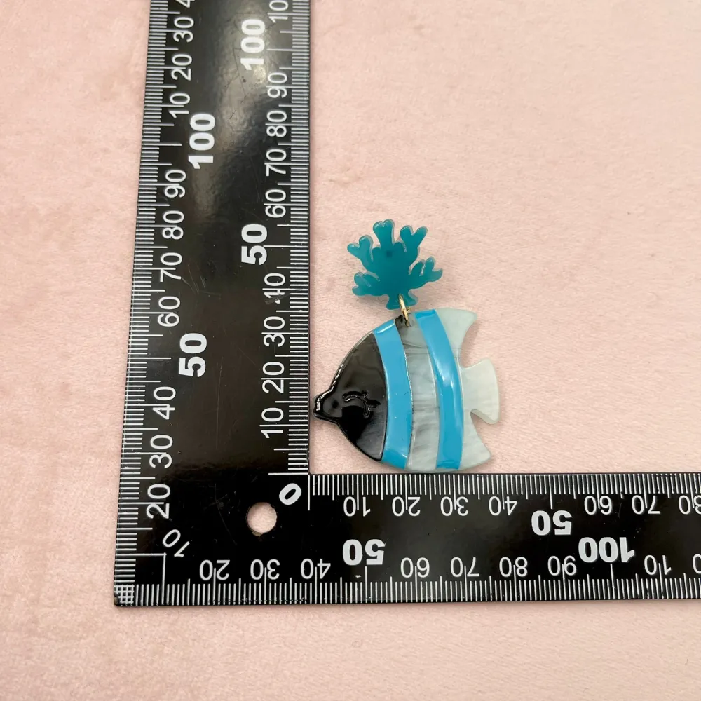 Mare Pesce Delfino-Orecchini Moda - OMM-15745