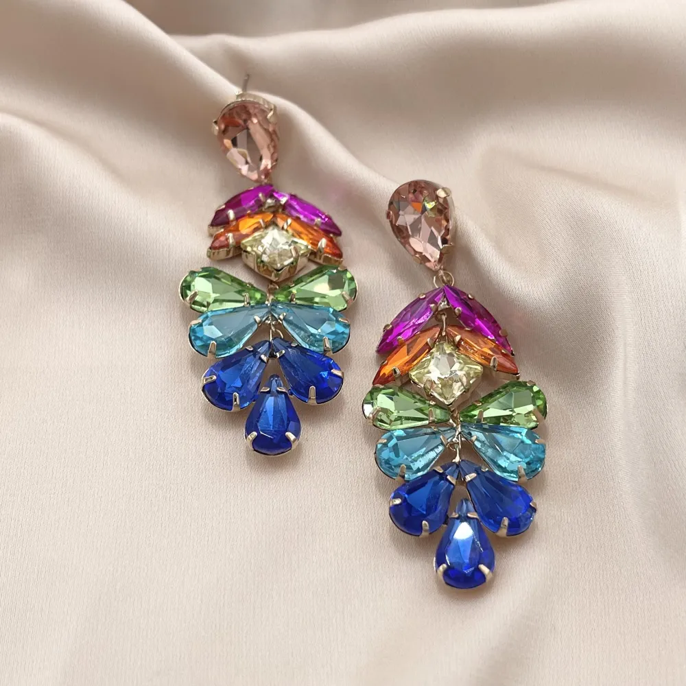 Chantelier-Orecchini Moda Vetro - OMM-159-21999-1