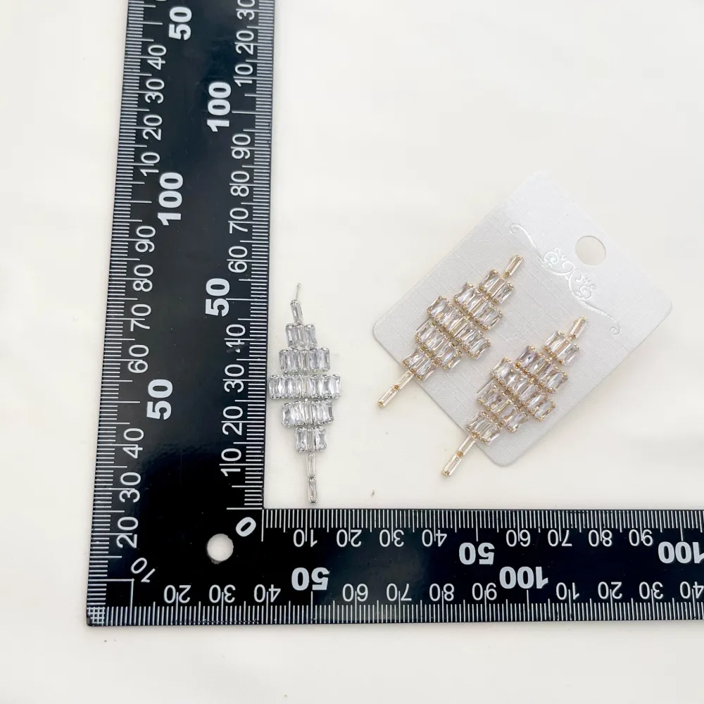 Rombo Zirconia-Orecchini con Zirconia - OMZ-416-L20