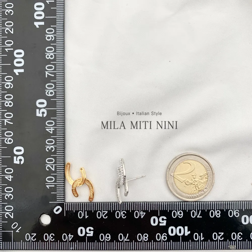 Doppio C-Orecchini con Zirconia - OMZ-506-458891