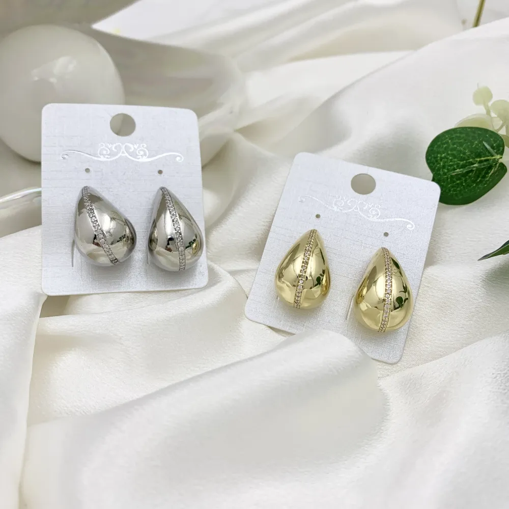 Goccia Grande-Orecchini con Zirconia - OMZ-520-L53