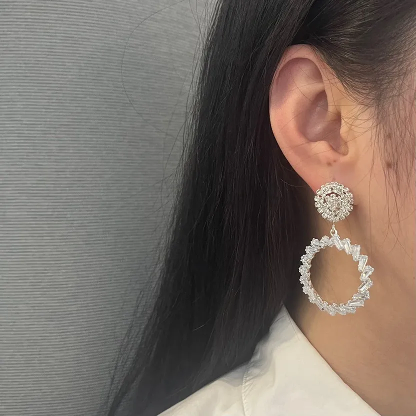 Cerchio-Orecchini con Zirconia - OMZ-540-7