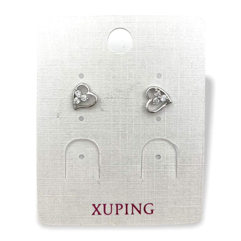 OMZ6083-Cuore Piccolo- Orecchini a Lobo - OMZ6083-Cuore Piccolo- Orecchini a Lobo