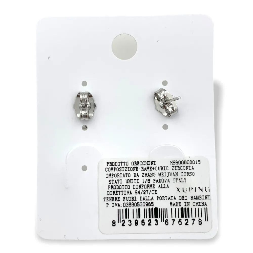 OMZ6084-Cuore Piccolo- Orecchini a Lobo - OMZ6084-Cuore Piccolo- Orecchini a Lobo