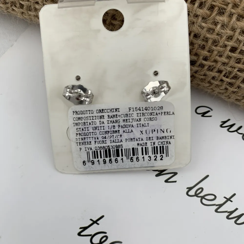 Fiore Perla-Orecchini con Zirconia - OMZ-XP1322